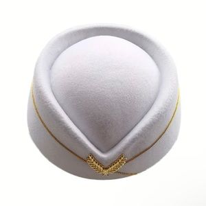 Hat 15 - Colorful Women Beret Elegant Stewardess Hat Berets